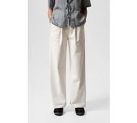Nudie Jeans Gullan Workwear Pants White Taille: W29 | Outlet | Femme | Blanche