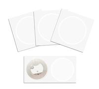 Nudiuhis 50Pcs NFC Ntag216 Sticker Ntag216 NFC Tags NFC 216 Tag Ntag216 NFC Cards 13.56Mhz NFC Tag Stickers 888 Bytes Memory