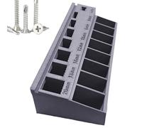 Nudorpn Trieur de vis M3, roulement à écrous et boulons, organisateur de compartiment à outils, trieur de vis portable et robuste pour atelier, armoire de garage et bricolage