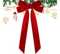 Nœuds à cheveux pour filles - Décorations de Noël en velours - Pendentifs pour sapin de vacances | Pour filles, mariage, vacances, rendez-vous, porte, fenêtre, escalier, cheminée, salon, chambre à