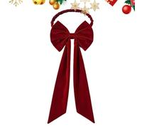 Nœuds de Mariage pour Chaise Grands Universels Élégants Réutilisables en | Ceintures de Chaise Rouges Pour Mariage Repas Fête Carnaval Extérieur Intérieur Assise Pelouse Jardin Parc