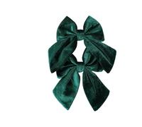 Nœuds Papillon de Vacances veloutés, décorations de noël Rouges Classiques pour Manteaux, couronnes, Coffrets Cadeaux et présentoirs de Festival, Ornement de nœud velouté de Festival