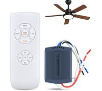 Nuevo Kit De Ventilateur De Plafond Universel 3 En 1 Avec Télécommande 3 Vitesses Et 4 Minuteries Pour La Maison, Le Bureau[VV737]