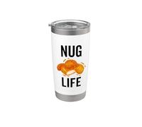 Nug Life Funny Chicken Nuggets Food Meme Gobelet isotherme en acier inoxydable double paroi