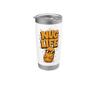 Nug' Life Funny Nugget Lover Food Joke Gobelet isotherme en acier inoxydable double paroi