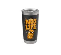 Nug' Life Funny Nugget Lover Food Joke Gobelet isotherme en acier inoxydable double paroi