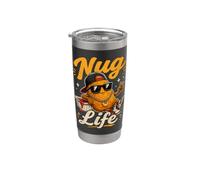 Nug' Life Funny Urban Inspired Chicken Nugget Food Humour Gobelet isotherme en acier inoxydable double paroi
