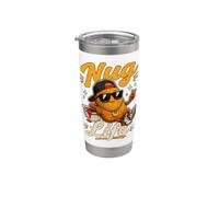 Nug' Life Funny Urban Inspired Chicken Nugget Food Humour Gobelet isotherme en acier inoxydable double paroi