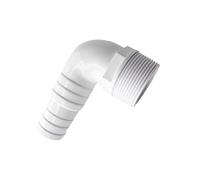 NUHFUFA 1 x 3,8 cm Adaptateur de tuyau de piscine à crochet de 90 degrés, compatible avec raccord Hayward SPX1105Z3/SPX1105Z4/SPX1091Z7 pour pompe de piscine hors sol, filtre, skimmer