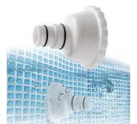 NUHFUFA Adaptateur d’aspiration RP/RX Attache pour épuisette Compatible avec l’adaptateur d’aspirateur de piscine Summer Waves Pièces pour raccord de tuyau de 1,5 pouces pour vidange de piscine hors