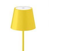 Nuindie LED Akku Lampadaire Lampadaire extérieur IP54 120 cm hauteur jaune