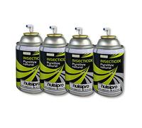 NUISIPRO - Pyrèthre Puissant Anti Mouches & Anti Moustiques - Lot de 4 - Usage Manuel ou Diffuseur - Effet Immédiat - Insecticide Naturel