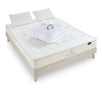 NUIT DE COTON - Pack Prêt à dormir PRELUDE 2.0 140x190 cm - Matelas Latex + Sommier + Accessoires - Ferme G