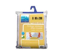 Nuit des Vosges 2035391 Aubin Protège Matelas Absorbant Molleton/Coton Blanc 80 x 200 cm