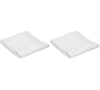 Nuit des Vosges 204482 sous Taie d'oreiller Molleton Bio Coton Blanc 50 x 75 cm (Lot de 2)
