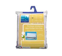 Nuit des Vosges 2088212 Aubin Protège Matelas Absorbant Molleton/Coton Blanc 130 x 190 cm