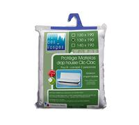 Nuit des Vosges 2090918 Céline Protège Matelas Imperméable Spécial Banquette Coton Blanc 130 x 190 cm