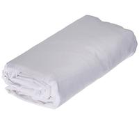 Nuit des Vosges 2094435 Cotoval Drap Housse Uni Coton Blanc 160 x 200 cm