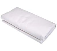 Nuit des Vosges 2094459 Cotoval Drap Housse Uni Coton Blanc 80 x 190 cm