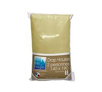 Nuit des Vosges 2101225 Cotoval Drap Housse Uni Coton Seigle 140 x 190 cm