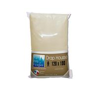 Nuit des Vosges Cotoval Drap Housse Coton Naturel 120 x 190 cm