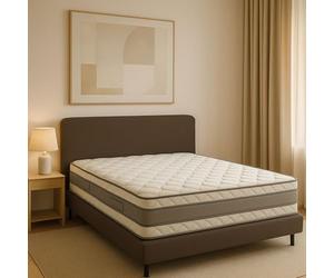 Nuit D'or Deluxe Memory Matelas 160x200 Mémoire de Forme - Hauteur 21 CM - Soutien Ferme -