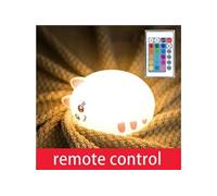 Nuit Lumière LED Mignon Chat Animal Silicone Doux Bébé Nuit Lampe Enfants Cadeau D'anniversaire Jouet