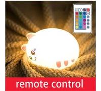 Nuit Lumière LED Mignon Chat Animal Silicone Doux Bébé Nuit Lampe Enfants Cadeau D'anniversaire Jouet G