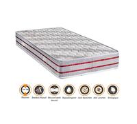 Nuits d'Or Lot de 2 Matelas Bambou 100x200