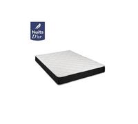 Nuits d'Or Matelas 160x200 Souple en Latex + Aertech - 20 Cm - Orthopédique + Oreiller à Mémoire de Forme valeur 89 Nuits d'Or