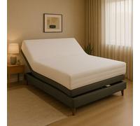 Nuits D'or Up&Down Visco Matelas 160x200 face de contact Mousse a Mémoire de Forme 55 Kg/m3 - Hauteur 20 Cm - Soutien Ferme