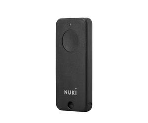 Nuki Fob, ouvre-porte électrique, verrouillage par simple pression sur un bouton, extension pour la Nuki Smart Lock, serrure de porte électronique, ouvre-porte automatique, porte-clés Bluetooth, noir