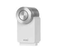 Nuki Smart Lock Pro (4è génération), Serrure Smart avec avec Wi-FI et Matter pour accès à Distance, la Serrure électronique transforme Votre Smartphone en vec Power Pack, Blanc 221011