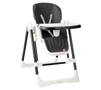 Nukido 700800, siège haute et transat pour enfant Elite 3 en 1, couleur noire