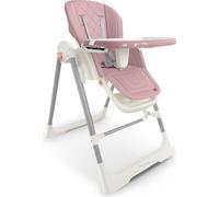 Nukido 700802, siège haute et transat pour enfant Elite 3 en 1, rose