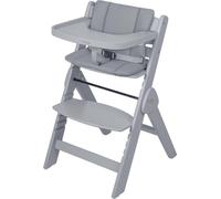 Nukido 702002, chaise haute en bois Timo, dimensions 45 x 40 x 78 cm, couleur grise