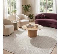 nuLOOM Tapis décoratif tressé, intérieur/extérieur, 0,6 x 0,9 m, Wynn Ivoire