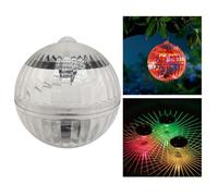 NULYLU 2 Pièces Lampe Flottante Solaire LED Boule Changeante Décorative | Batterie 1x1, 2 V Ni-600ma Incluse, Plastique Led, Restaurant et Événements