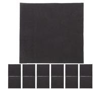 NULYLU 60pièces Serviettes Papier Noires Jetables Double Résistantes pour Anniversaire Cocktail Fête Décorations