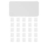 NULYLU Boîte à Aquarelle en Plastique Blanche, Palette de Peinture Aquarelle Portable Compartiments, pour Apprendre L'art et Garder les Peintures Organisées