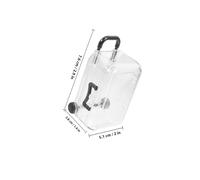 NULYLU Boîte de Rangement pour Bonbons Créative de Valise Noire Réutilisable, Lot de 12 Pièces Facile à Utiliser pour Événements et Fêtes