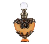 NULYLU Bouteille de Stockage Liquide Cosmétique en Verre Cœur Gravure Rhinestone, Créative et Chic, Adaptée pour Voyage et Présent Mariage Romantique