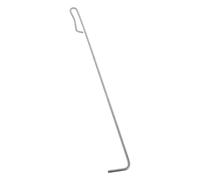NULYLU Crochet Construction Robuste Argenté en Acier Inoxydable Portable Dimensions 51,5x4,5x0,6 Cm pour Panier de Skimmer de Piscine pour Nettoyage de Piscine