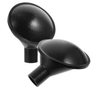 NULYLU Embout Arrosoir en Plastique Noir 2pcs pour Arroseur à Eau, Sûr et Doux, pour Plantes D’intérieur et Outil de Jardin