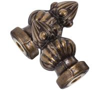 NULYLU Embouts de Lampe Décoratifs Faciles à Utiliser et Design Élégant pour Légers 2 Pièces en Cuivre Finition Polie Lisse pour Lampe de Table et Lampadaire Décoration Intérieure