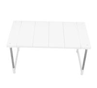 NULYLU Étagère de Cuisine Télescopique Réglable INOX pour Rangement sous Évier et Plan de Travail Support Extensible pour Micro-Ondes Organisateur Multifonction avec Crochets pour Épices