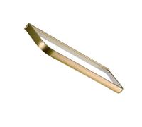 NULYLU Étagère Murale en Verre pour Salle de Bain en Laiton doré Simple Niveau résistante à la Corrosion Facile à Nettoyer 50 cm pour Accessoires de Salle de Bain
