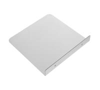 NULYLU Étagère Murale Flottante en L en Acier Inoxydable Argentée | Installation Facile, Support Robuste pour Charge Lourde, Usage la Cuisine et Salon, pour Plantes D’intérieur et Pots