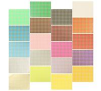 NULYLU Feuilles D'autocollants Décoratifs à Pois Adhésifs Ronds Lot de 20 Étiquettes Autocollantes Faciles à Identifier Plusieurs styles pour Bureau et Maison Plusieurs styles