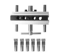 NULYLU Guide de Perçage en Acier Allié Douilles en Acier 1/4, 3/8 et 5/16 Pouce, Auto-centreur Précis pour Bricolage et Travail du Bois
